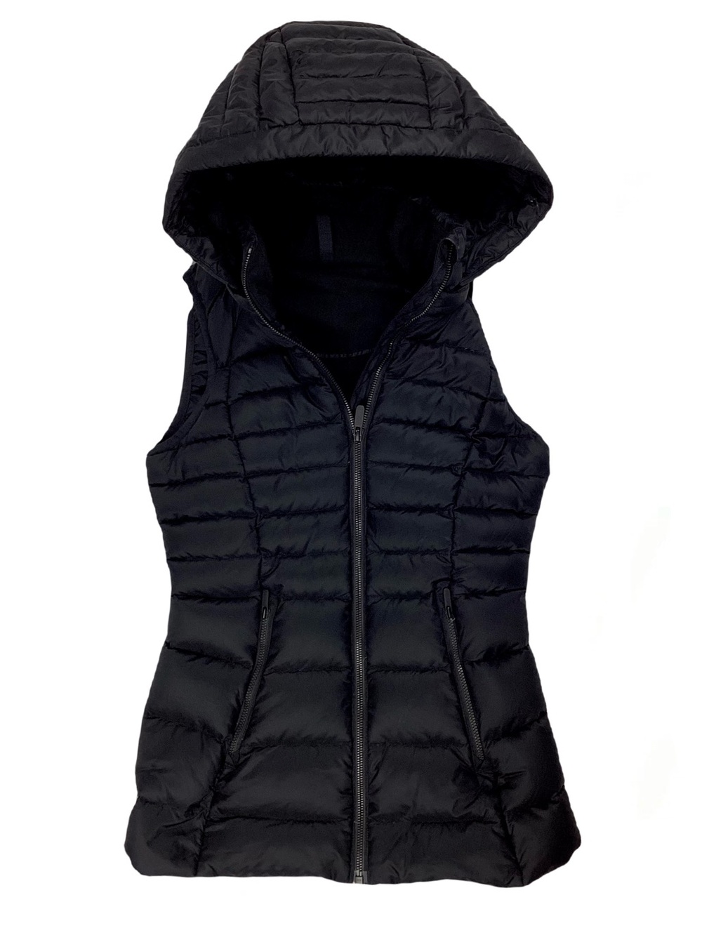 Lululemon Puffer Vest with Hood in Black Size 0